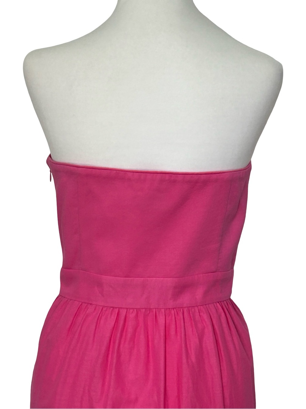 Vineyard Vines Pink Strapless Fish Embroidered Cotton Dress 10 L Summer Barbie - Picture 7 of 11